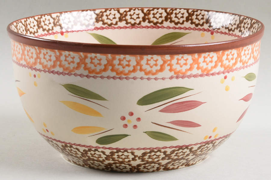 Old World Fallfetti 8" Mixing Bowl by Temp-Tations-1
