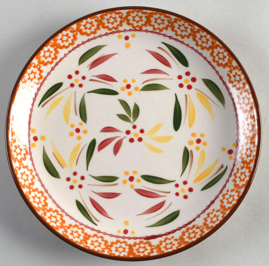 Old World Fallfetti Salad Plate by Temp-Tations-1