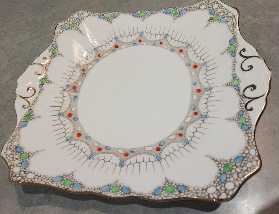 TUS218 Handled Cake Plate by Tuscan - Royal Tuscan-1