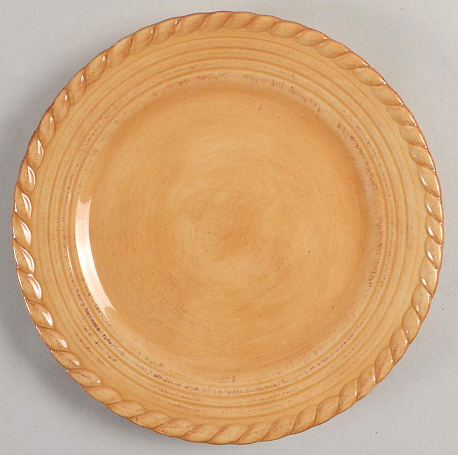 Lucca Yellow Salad Plate by Tabletops Unlimited-1