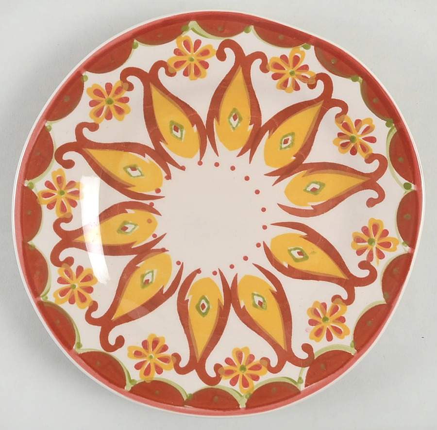 Puerto Rico Red Salad Plate by Tabletops Unlimited-1