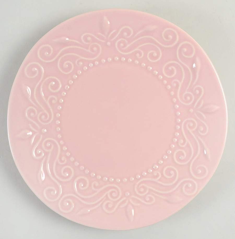 TVB1 Pink Salad Plate by Tavola Bella-1