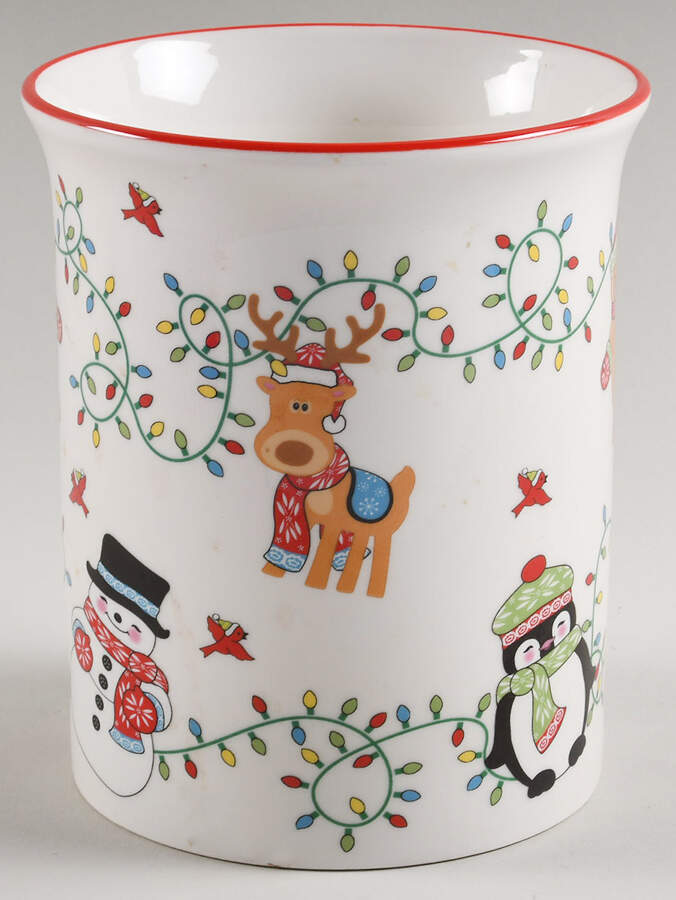 Winter Whimsy Utensil Holder by Temp-Tations-1