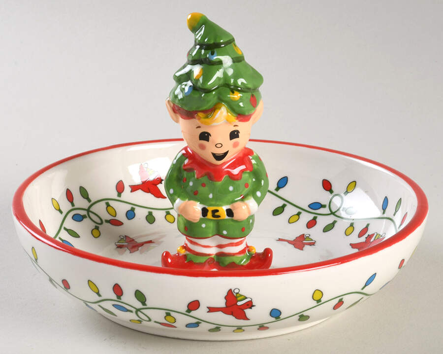 Winter Whimsy Figural Open Candy Dish by Temp-Tations-1