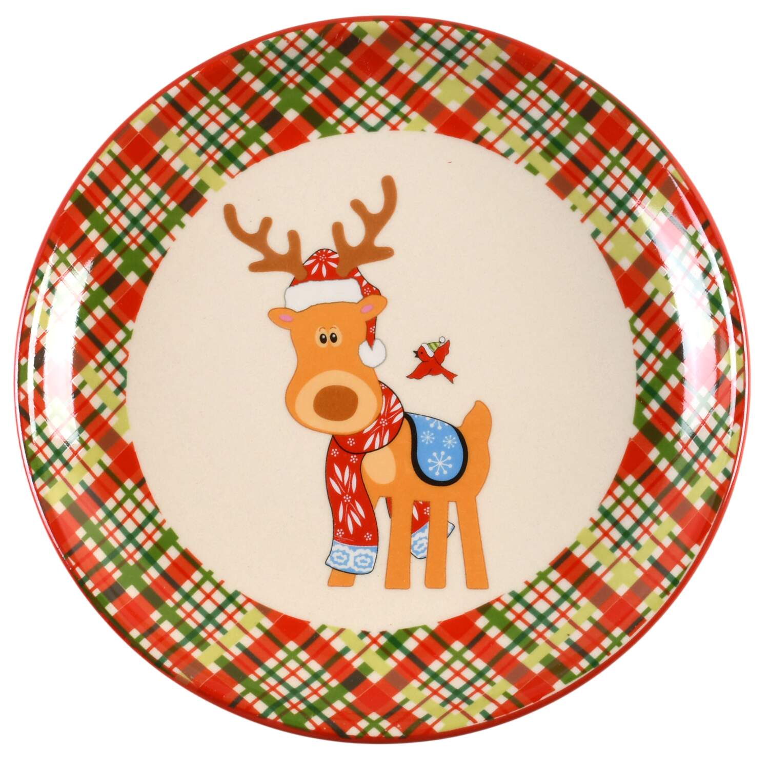 Winter Whimsy Salad Plate by Temp-Tations-1