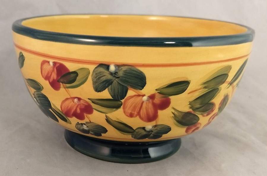Fleur de Provance Soup/Cereal Bowl by Tabletops Unlimited-1