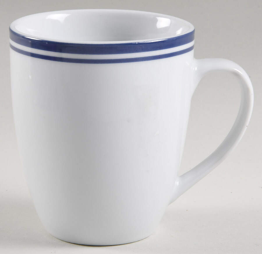 Simply Coupe Blue Mug by Ten Strawberry Street-1