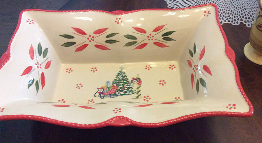 Old World Holiday 14" Rectangular Baker by Temp-Tations-1
