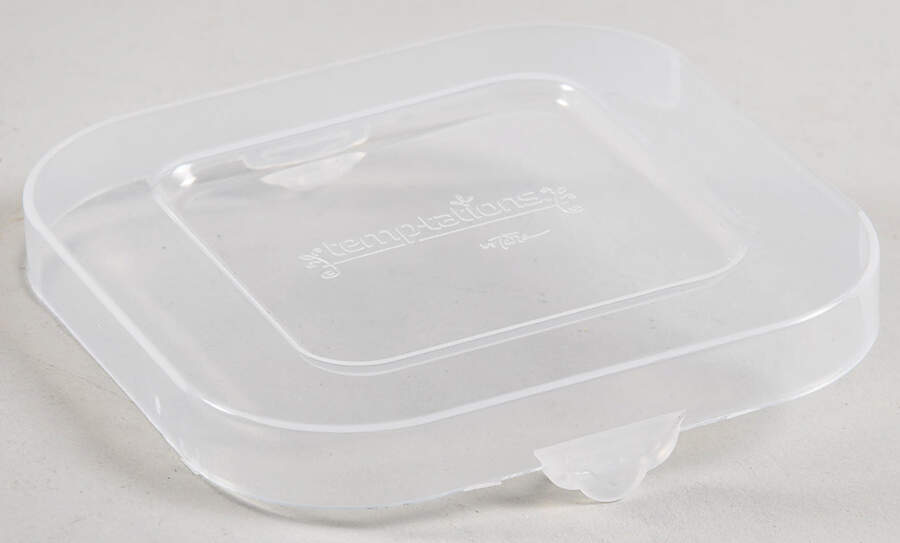 Floral Lace Romance Plastic Lid for Square Ramekin by Temp-Tations-1