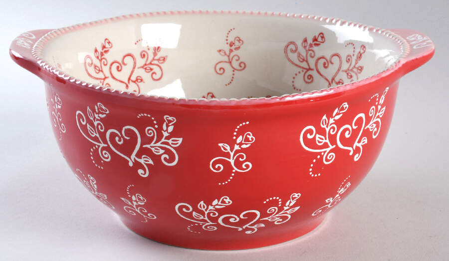 Floral Lace Romance 9" Mixing Bowl by Temp-Tations-1