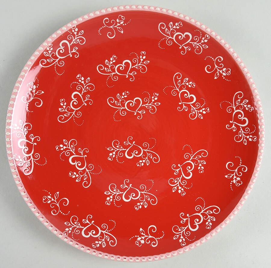 Floral Lace Romance Dinner Plate by Temp-Tations-1