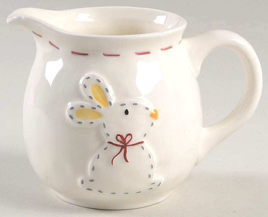 Easter Stitch Creamer by Tabletops Unlimited-1