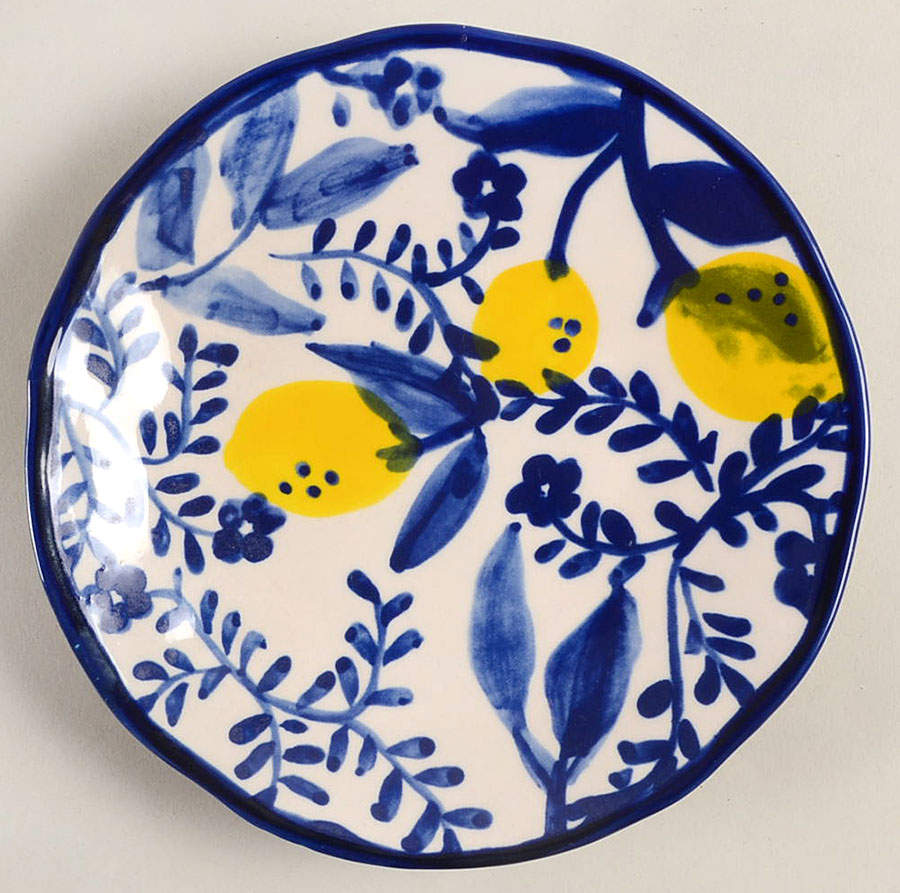 Lemon Orchard Appetizer Plate by Tabletops Unlimited-1