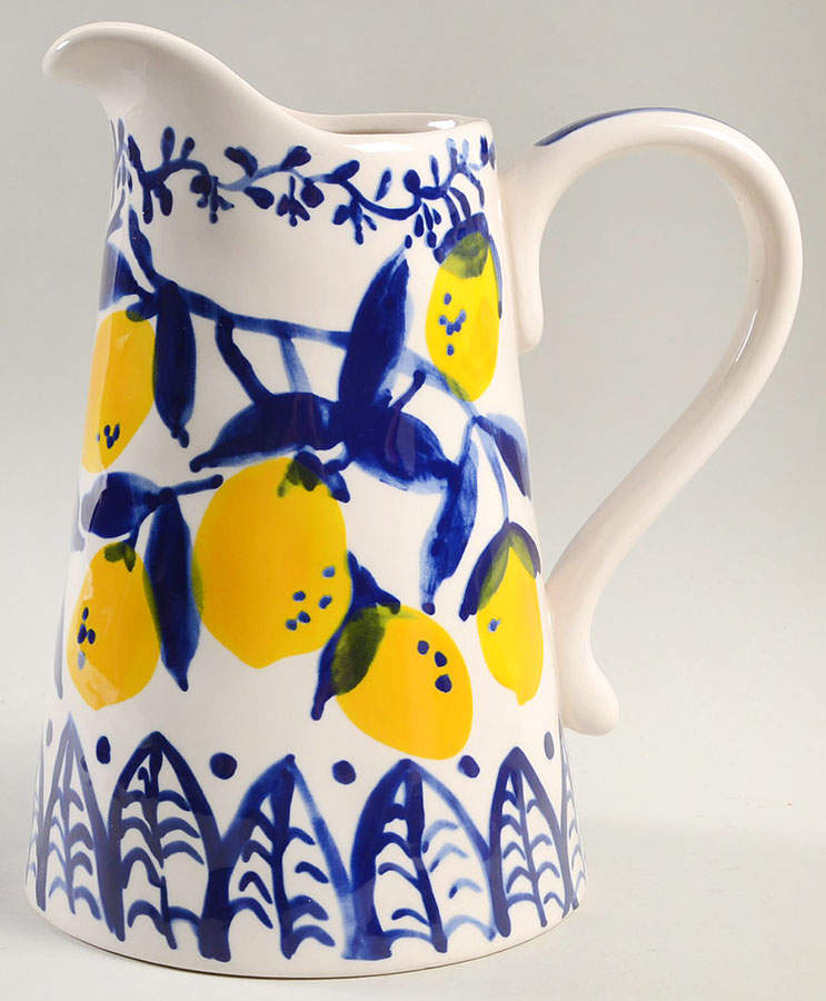 Lemon Orchard Pitcher by Tabletops Unlimited-1