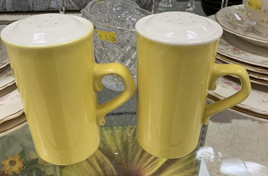 Golden Oaze Salt & Pepper Set by Taylor, Smith & Taylor (Ts&T)-1