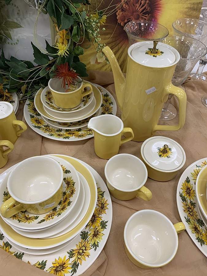 Golden Oaze Dinner Plate by Taylor, Smith & Taylor (Ts&T)-1