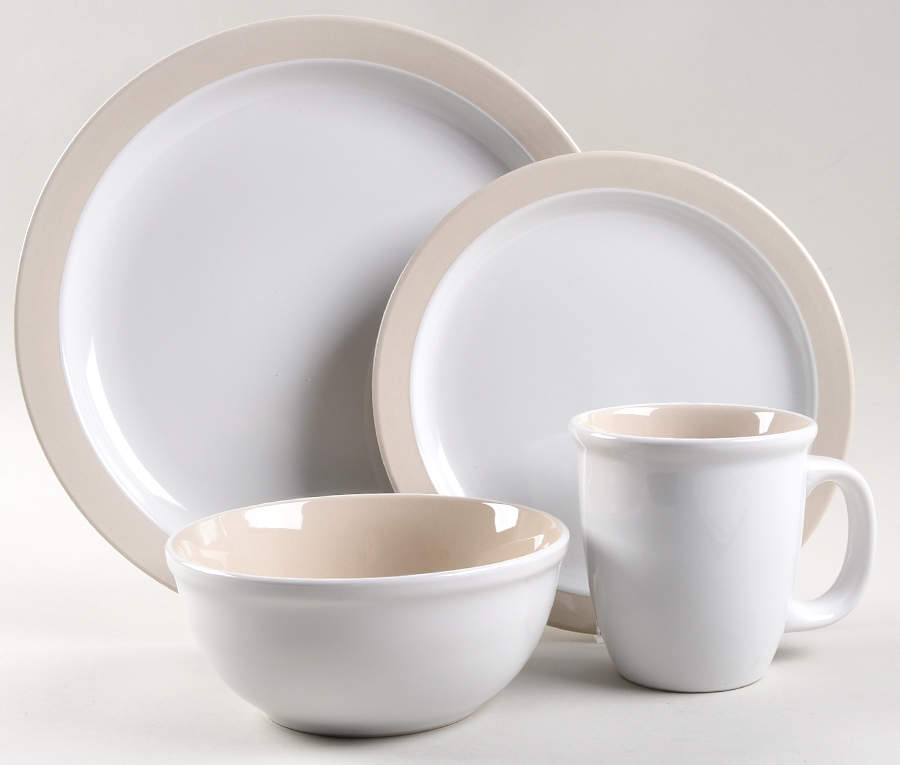 Urban Off White 4 Piece Place Setting by Thomson-1