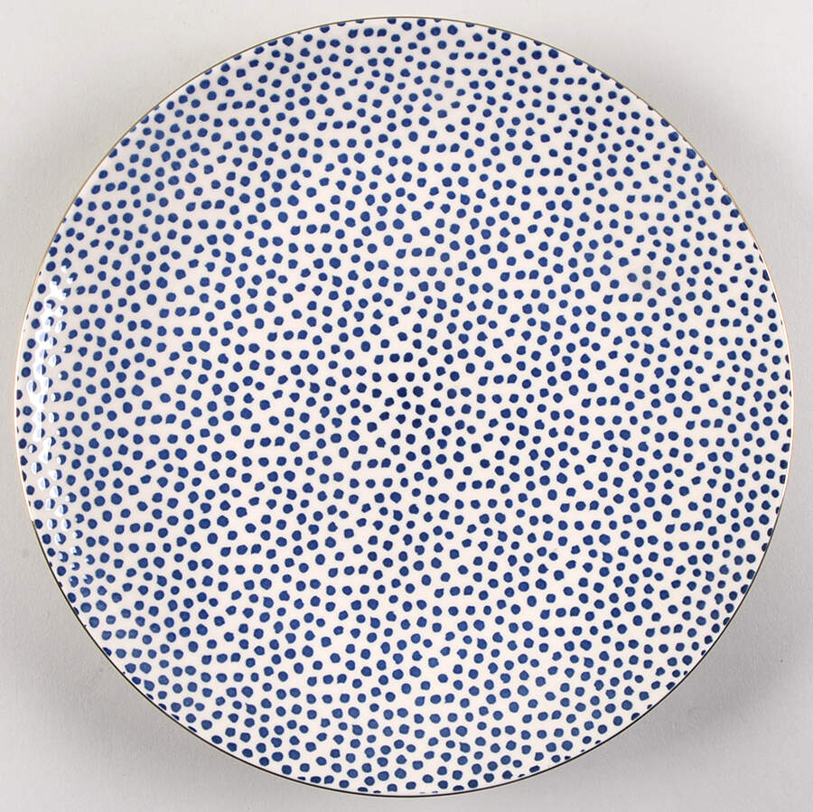 Polka Dot Dinner Plate by Thyme & Table-1