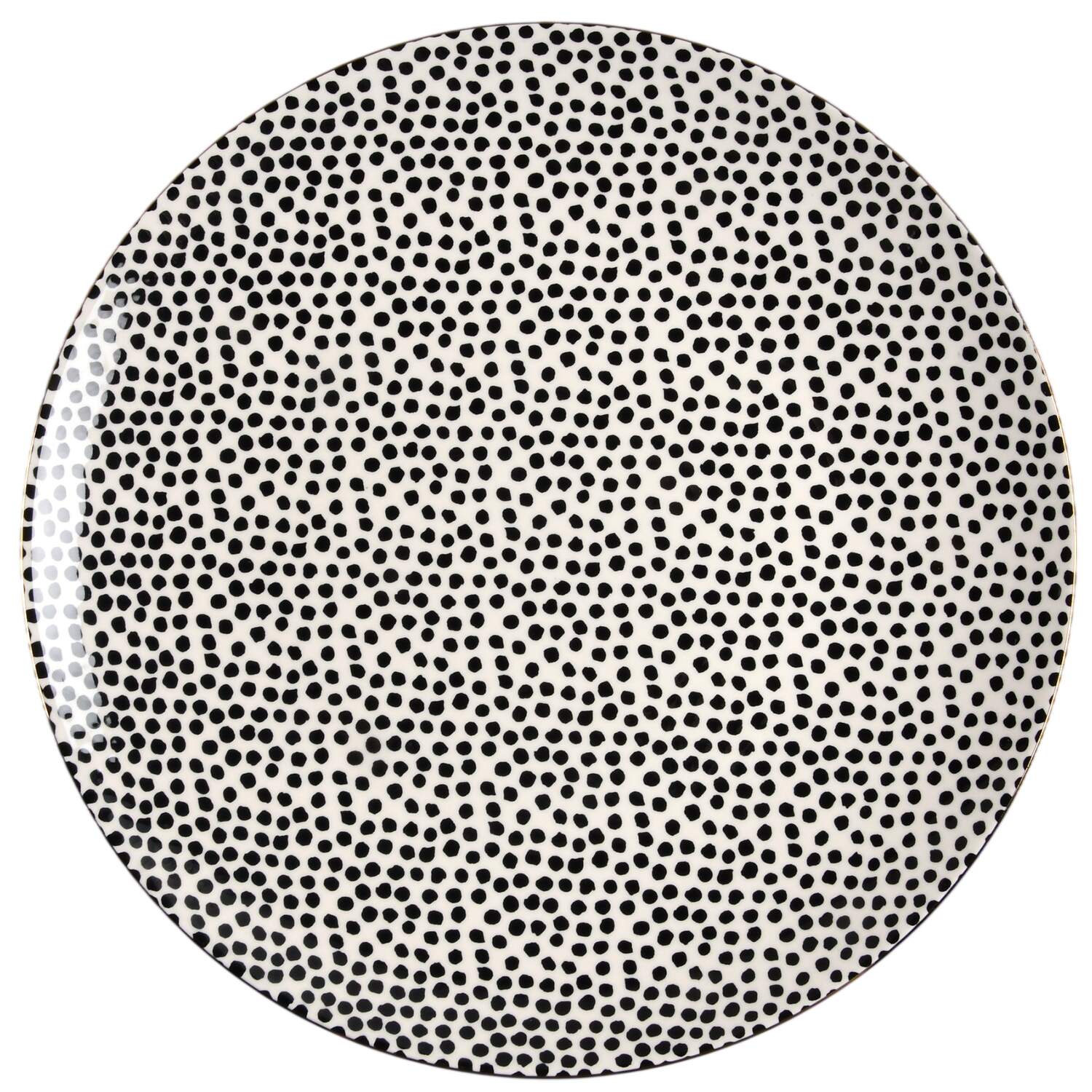 Polka Dot Dinner Plate by Thyme & Table-1