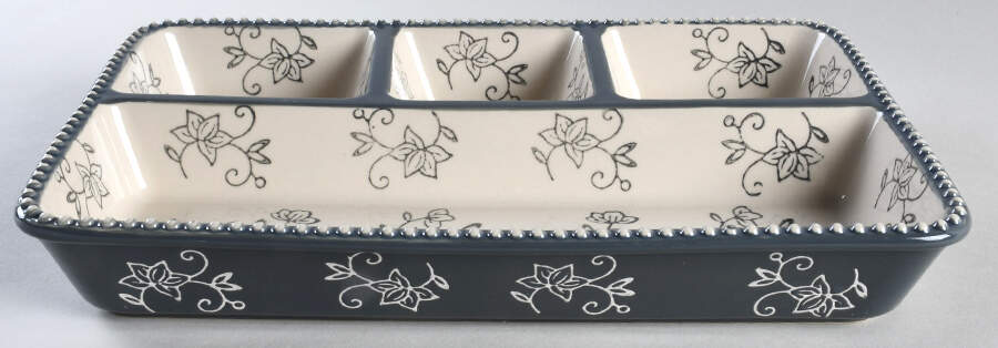 Floral Lace Gray Tv Tray by Temp-Tations-1
