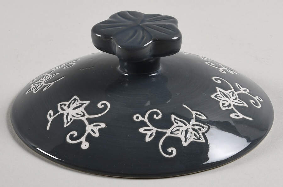 Floral Lace Gray Lid for Egg Pan by Temp-Tations-1