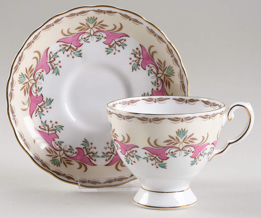 D2088 Footed Cup & Saucer Set by Tuscan - Royal Tuscan-1