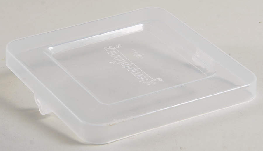 Classic Blue Plastic Lid for Square Ramekin by Temp-Tations-1