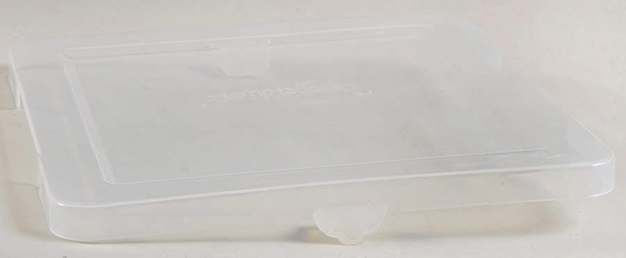 Classic Blue Plastic Lid for 8" Square Baker by Temp-Tations-1