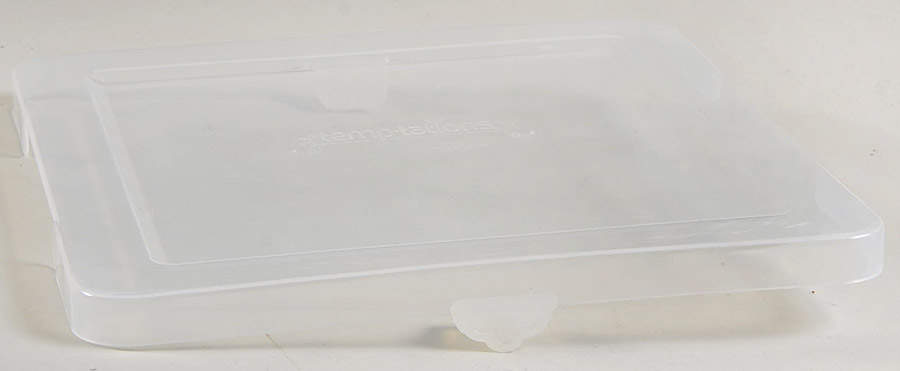 Classic Blue Lid-It for 8" Square Baker by Temp-Tations-1