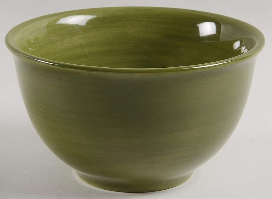 Corsica Olive Green Coupe Cereal Bowl by Tabletops Unlimited-1