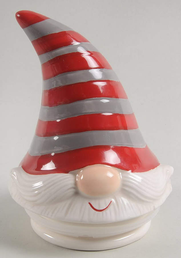 Happy Gnome Lid for 7" Storage Jar by Tabletops Unlimited-1
