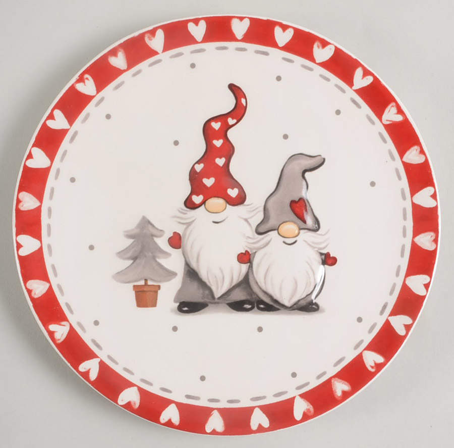 Happy Gnome Salad Plate by Tabletops Unlimited-1