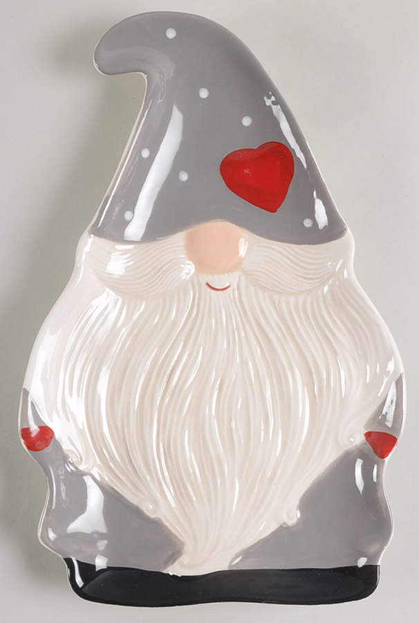 Happy Gnome Figural Canape Plate by Tabletops Unlimited-1