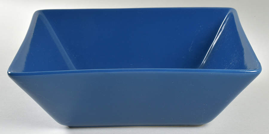 Nova Dark Blue (Denim) 10" Square Serving Bowl by Ten Strawberry Street-1