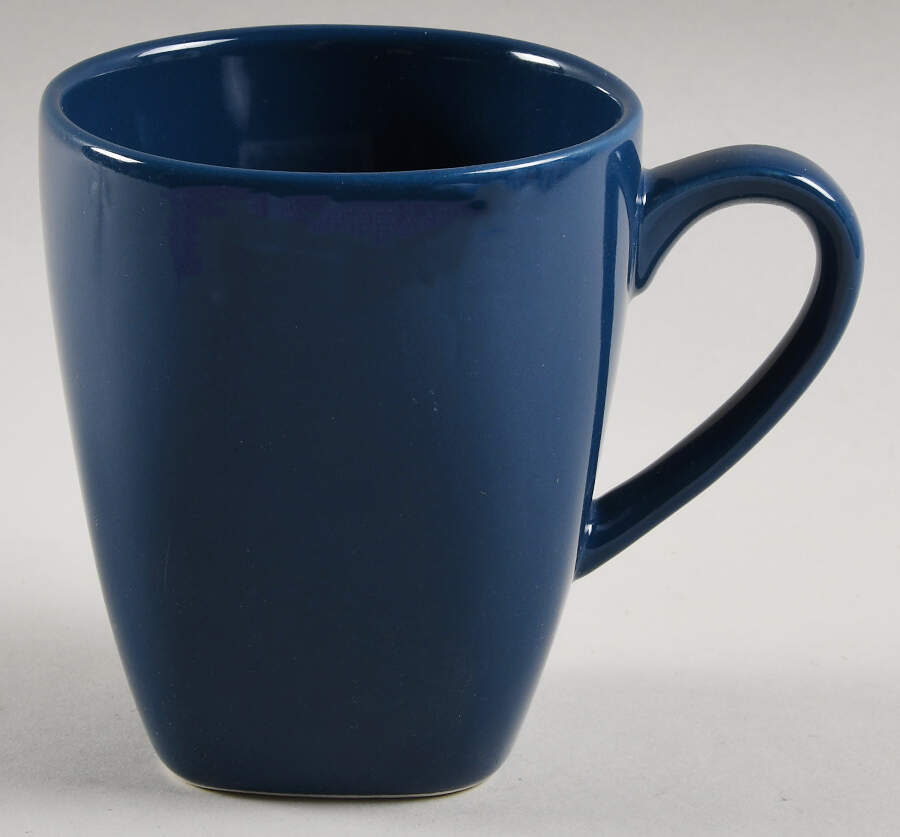 Nova Dark Blue (Denim) Mug by Ten Strawberry Street-1