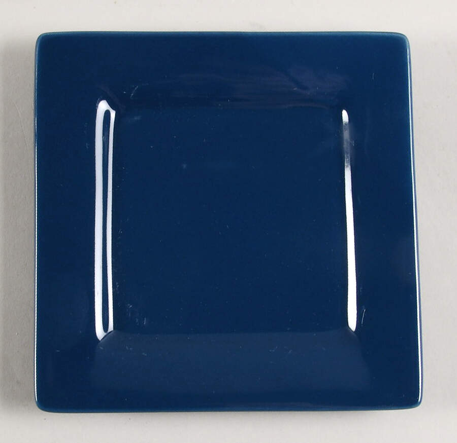 Nova Dark Blue (Denim) Bread & Butter Plate by Ten Strawberry Street-1