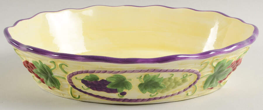 Fresh Crop 11" Oblong Baker by Temp-Tations-1