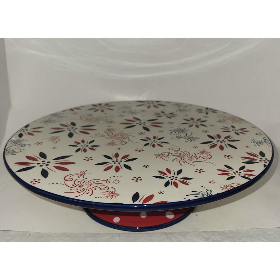 Patriotic 13" Stand for 2 Tier Stacking Cake Stand by Temp-Tations-1