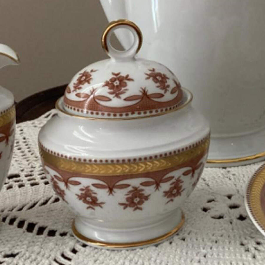 TIR893 Sugar Bowl & Lid by Tirschenreuth-1