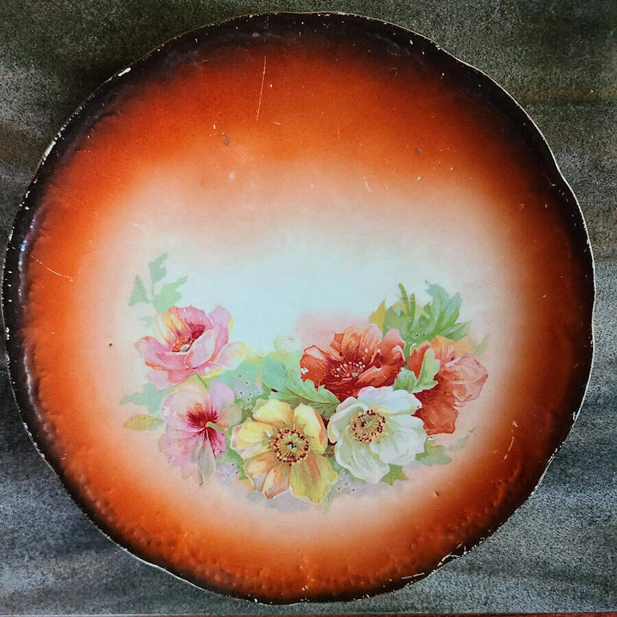 Tst775 Orange Luncheon Plate by Taylor, Smith & Taylor (Ts&T)-1