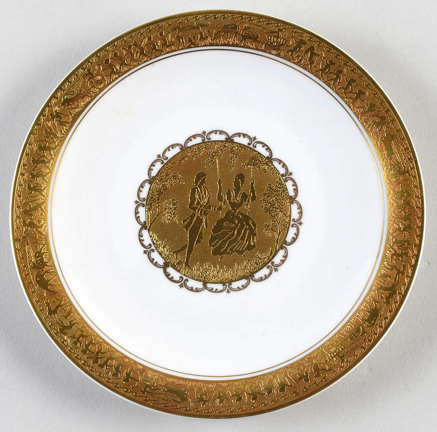 TIR740 Coupe Dessert Plate by Tirschenreuth-1