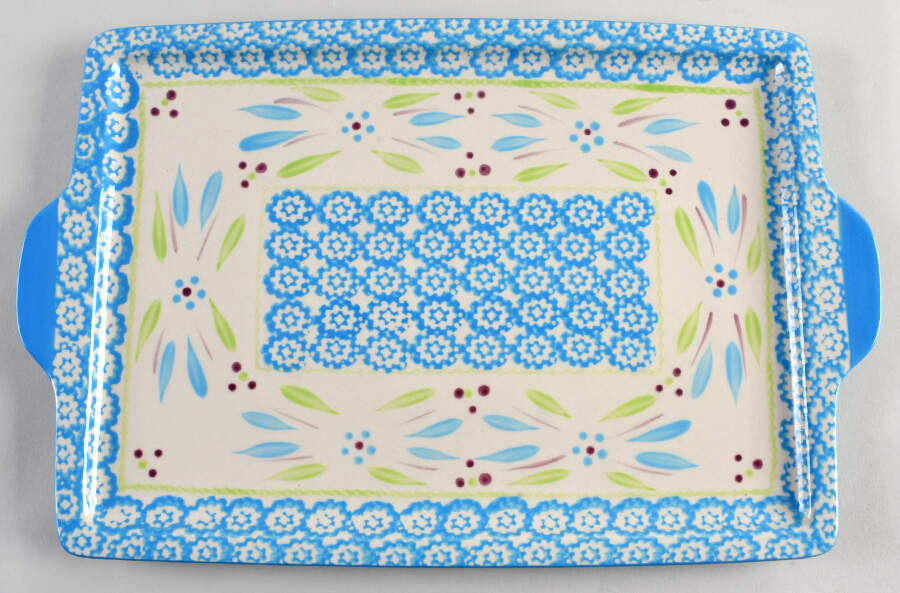 Old World Oceanfetti 15" Rectangular Tray by Temp-Tations-1