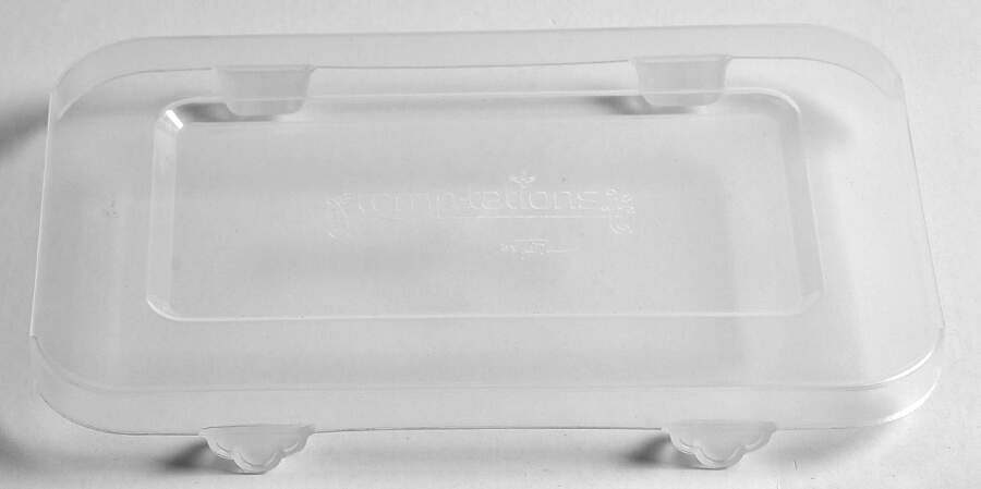 Plaid Holiday (Christmas) Plastic Lid for Mini Loaf Pan by Temp-Tations-1