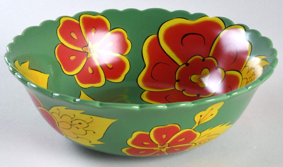 Poppy Passion Soup/Cereal Bowl by Temp-Tations-1