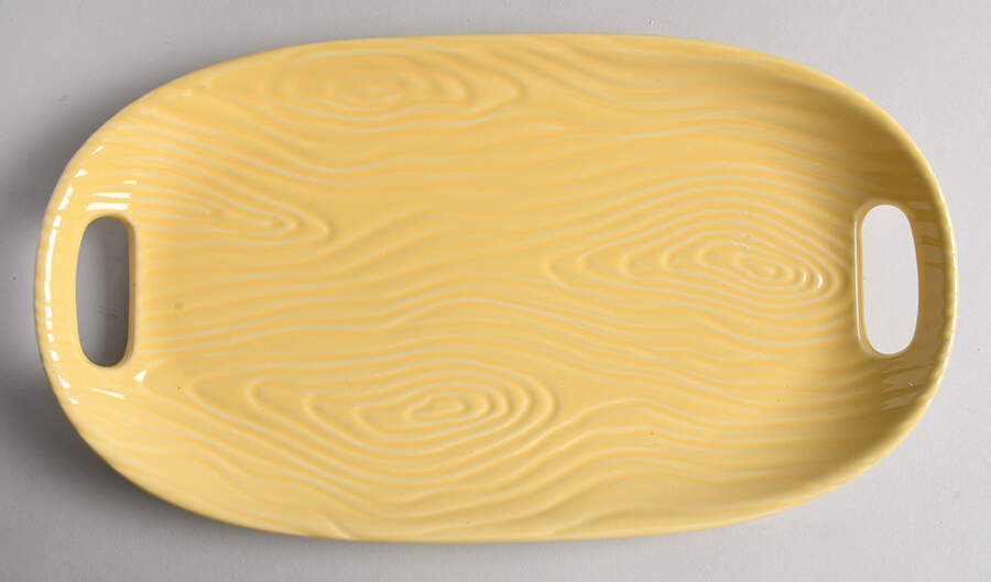 Woodland Buttercream 12" Oval Handled Tray by Temp-Tations-1