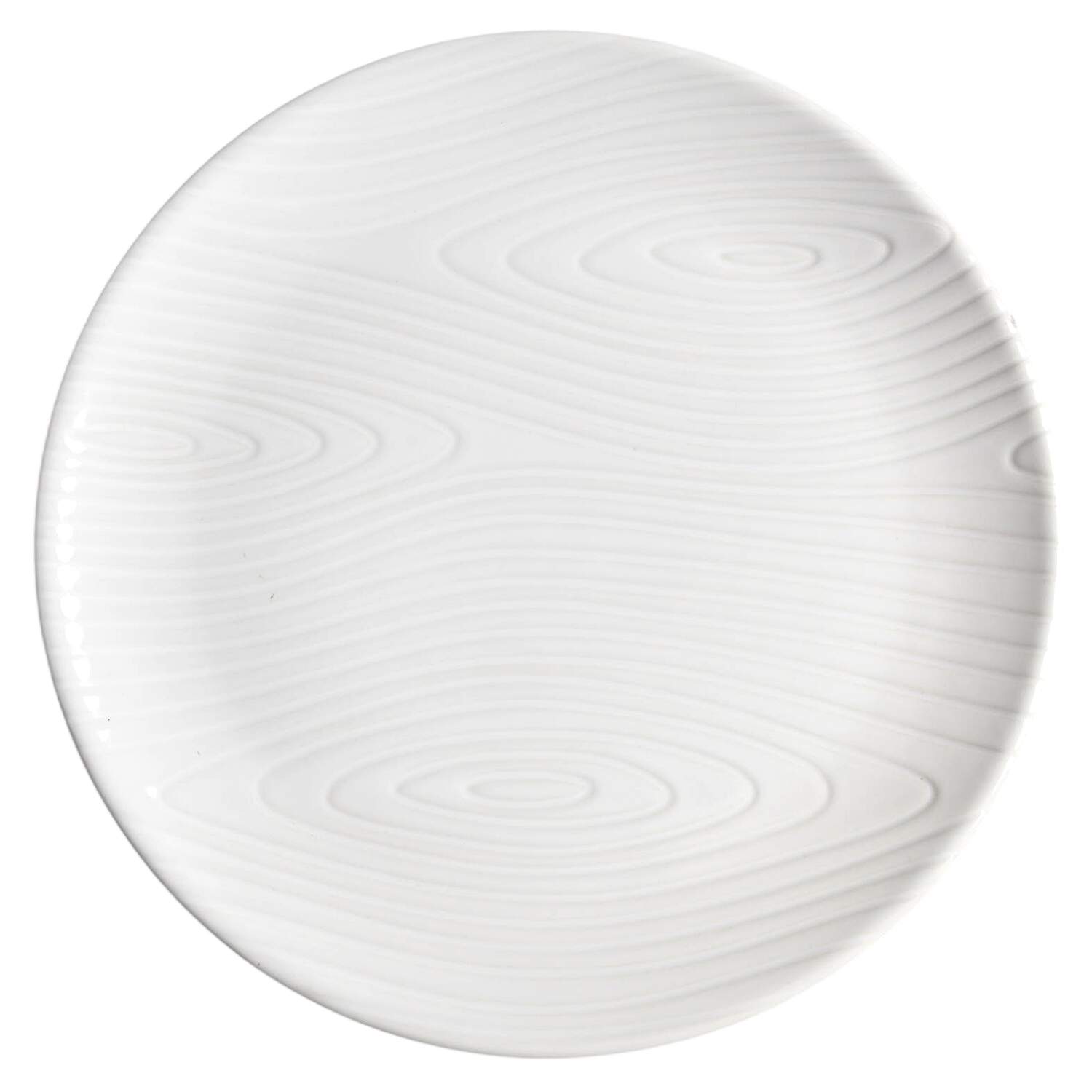 Woodland White Coupe Salad Plate by Temp-Tations-1