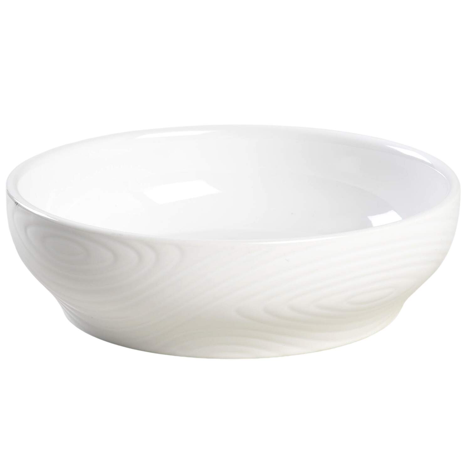 Woodland White Soup/Cereal Bowl by Temp-Tations-1