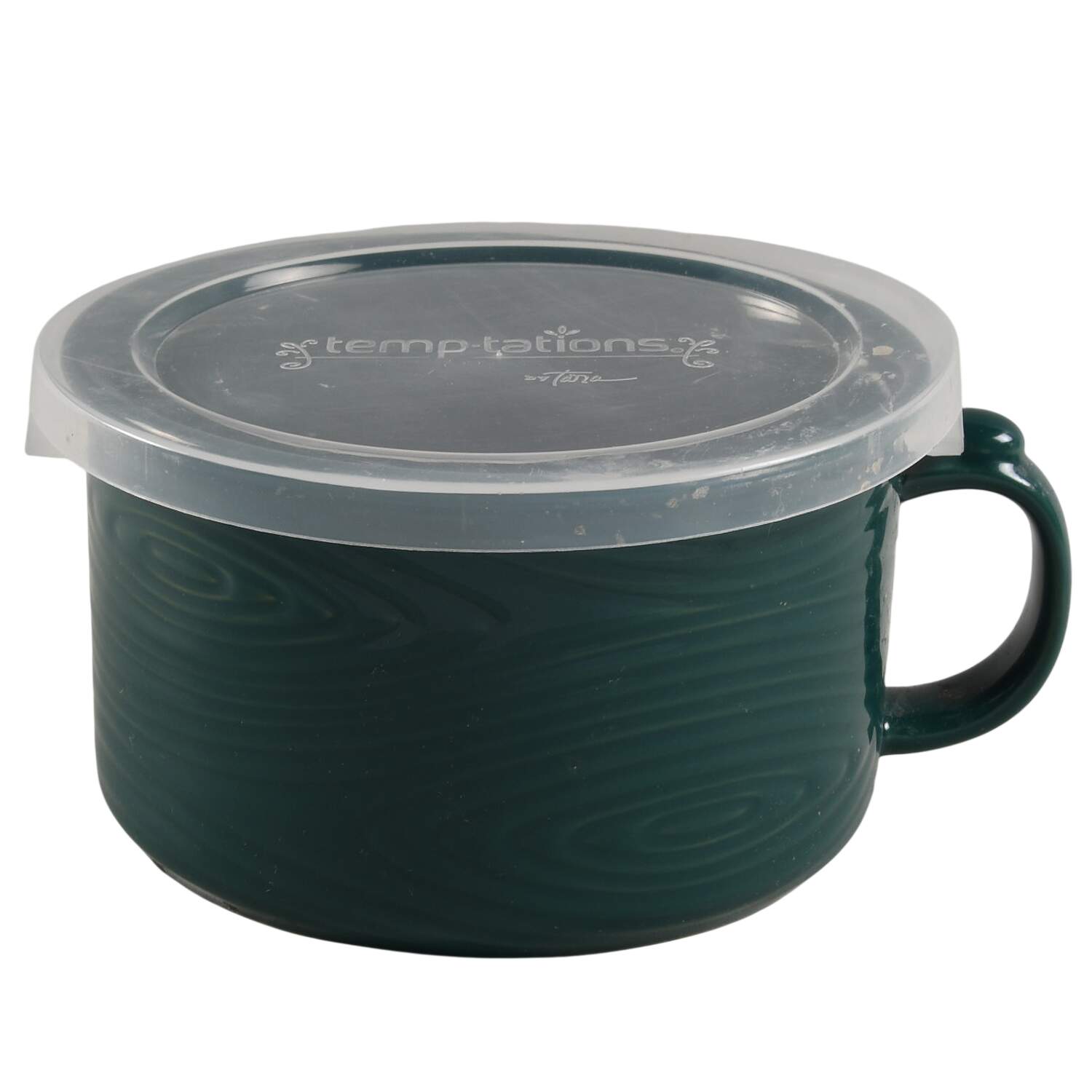 Woodland Emerald Green 25 Oz Soup Mug & Plastic Lid by Temp-Tations-1