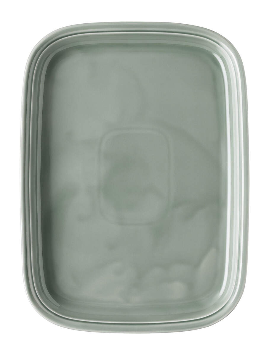 Trend Moss Green 13" Rectangular Serving Platter by Thomas-1