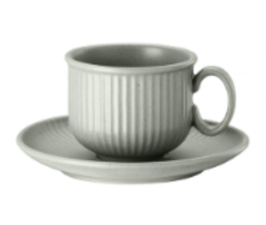 Clay Smoke Espresso Cup and Saucer Set by Thomas-1